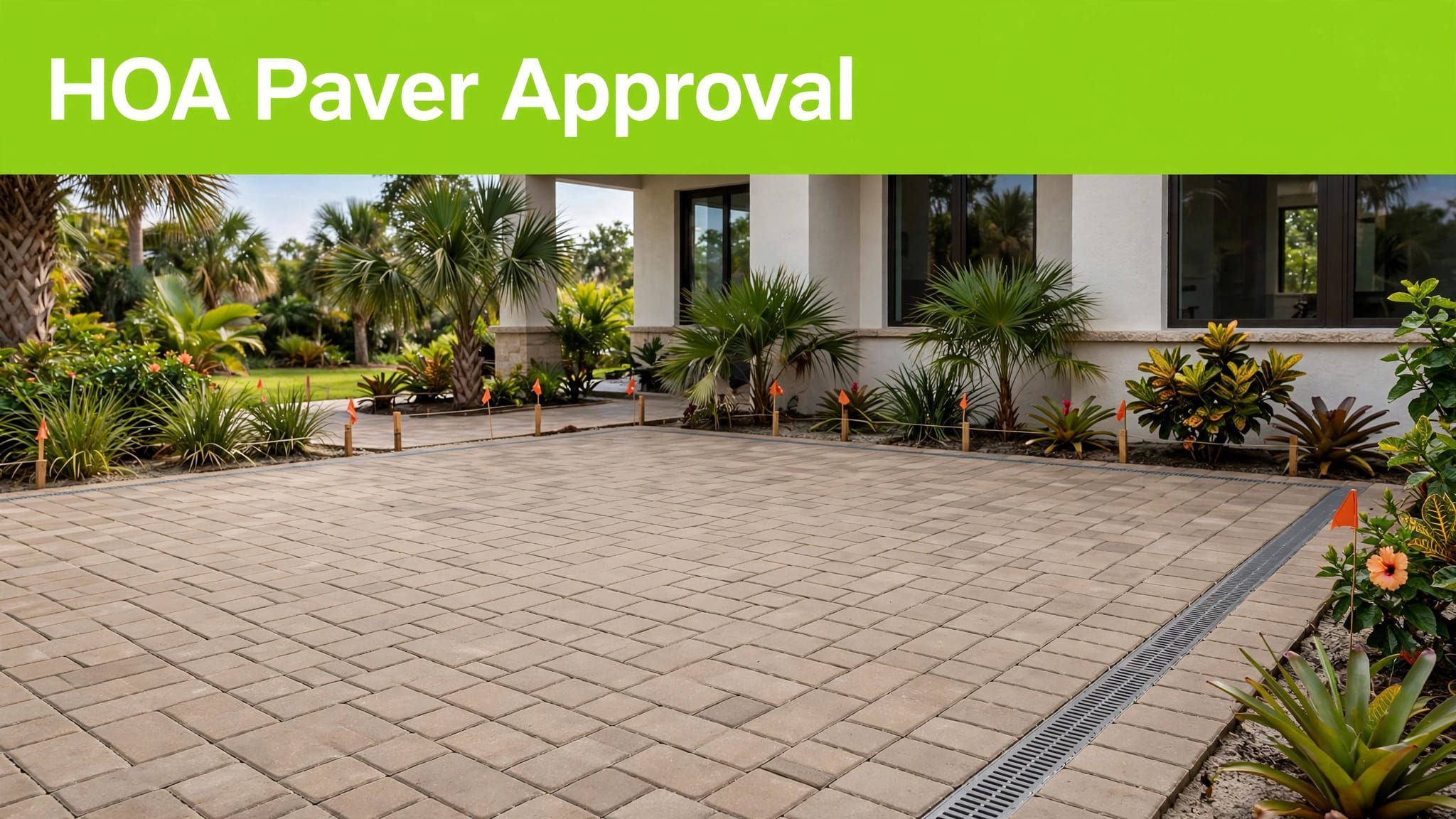 HOA paver approval